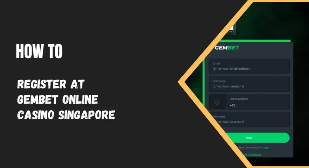 how to register at gembet casino singapore online